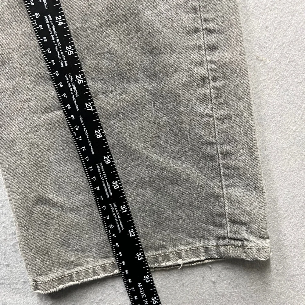 Vintage Lucky Brand Slim Bootleg Jeans Mens 33 Gray Denim Made in USA 1462
